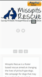 Mobile Screenshot of misspitsrescue.org